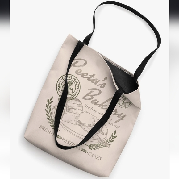 The Hunger Games Peeta's Bakery Cream Tote Bag - Picture 2 of 16